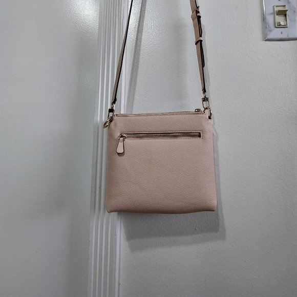 GUESS Emiliya Tourist Small Crossbody Messenger Style Handbag TAUPE - Picture 9 of 9
